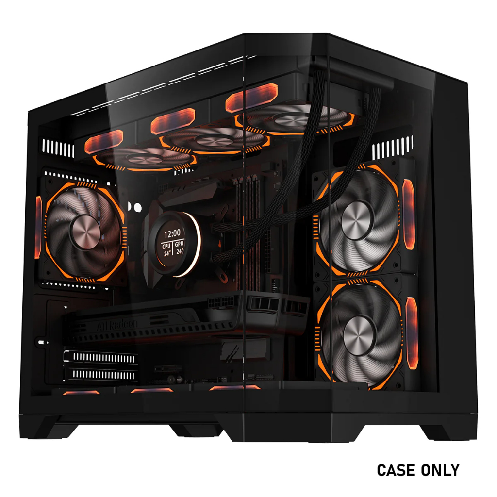 Coolman Spectra M-ATX Computer PC Case Tempered Glass | Shopee Philippines