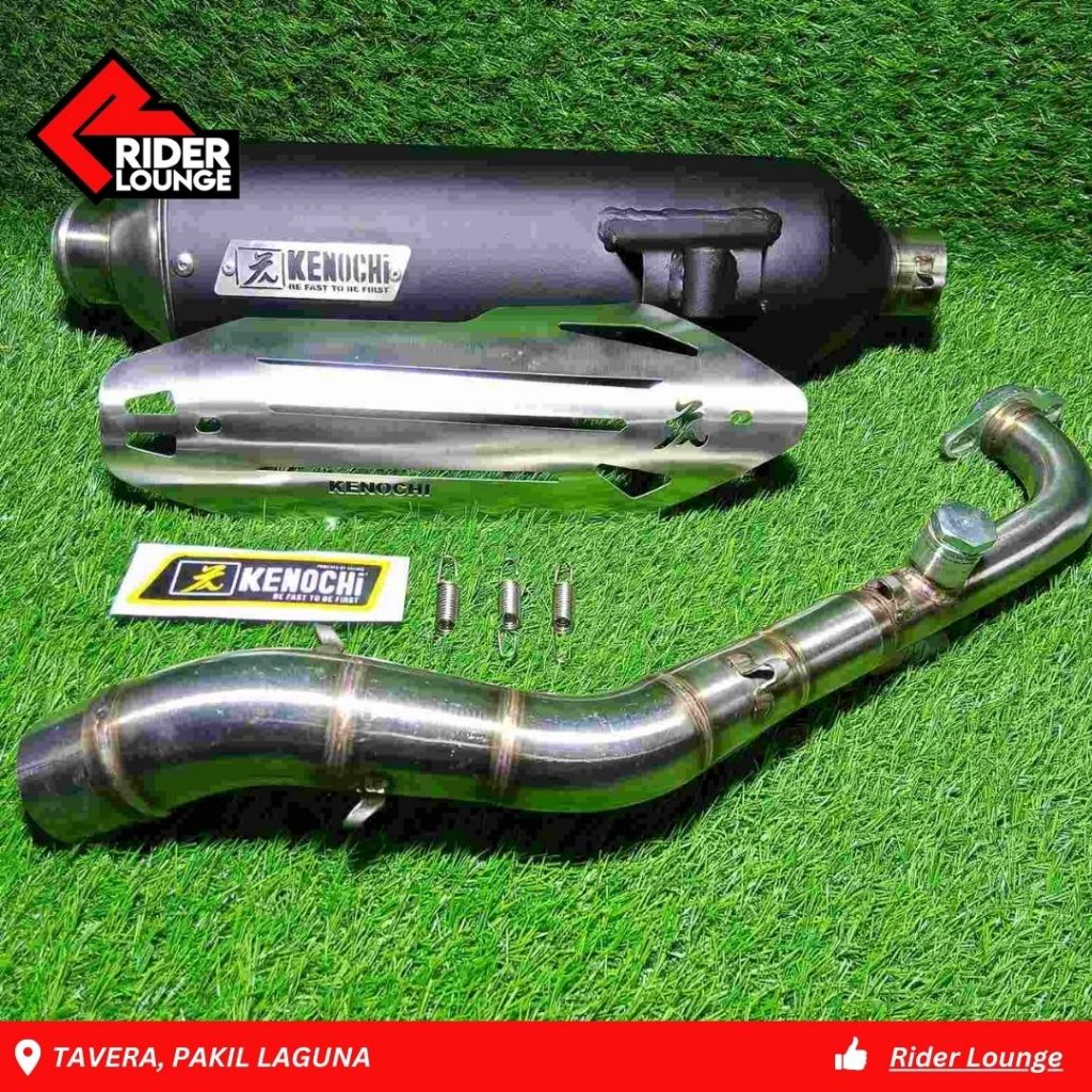 Rider Lounge KENOCHI PIPE V2 304 BLACK K2 W/ COVER | Shopee Philippines