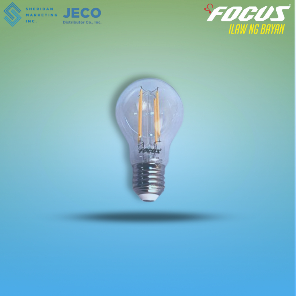 Focus LED Filament Bulb Warm white | Shopee Philippines