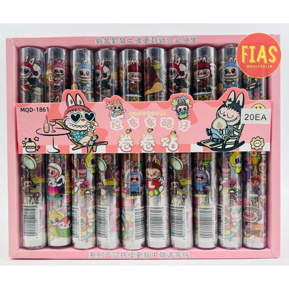 20 pcs Labubu Roll Stickers Wholesale Paninda C925 | Shopee Philippines