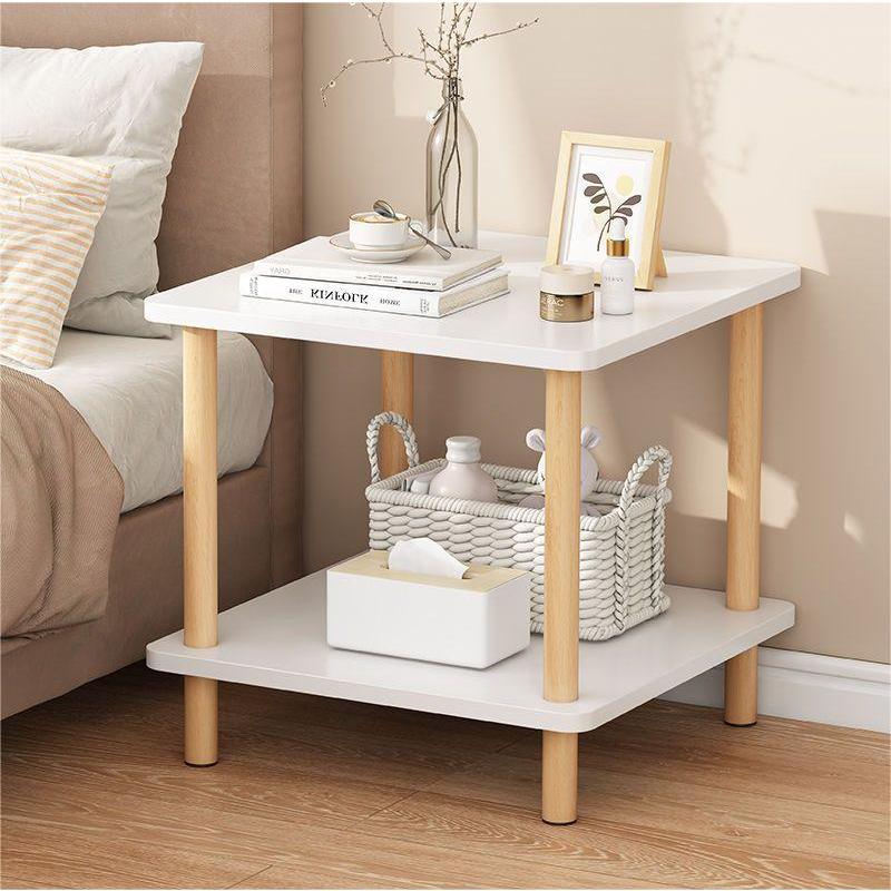 Nordic Sofa Side Table Wooden Living Room Modern Corner CoffeeTable ...