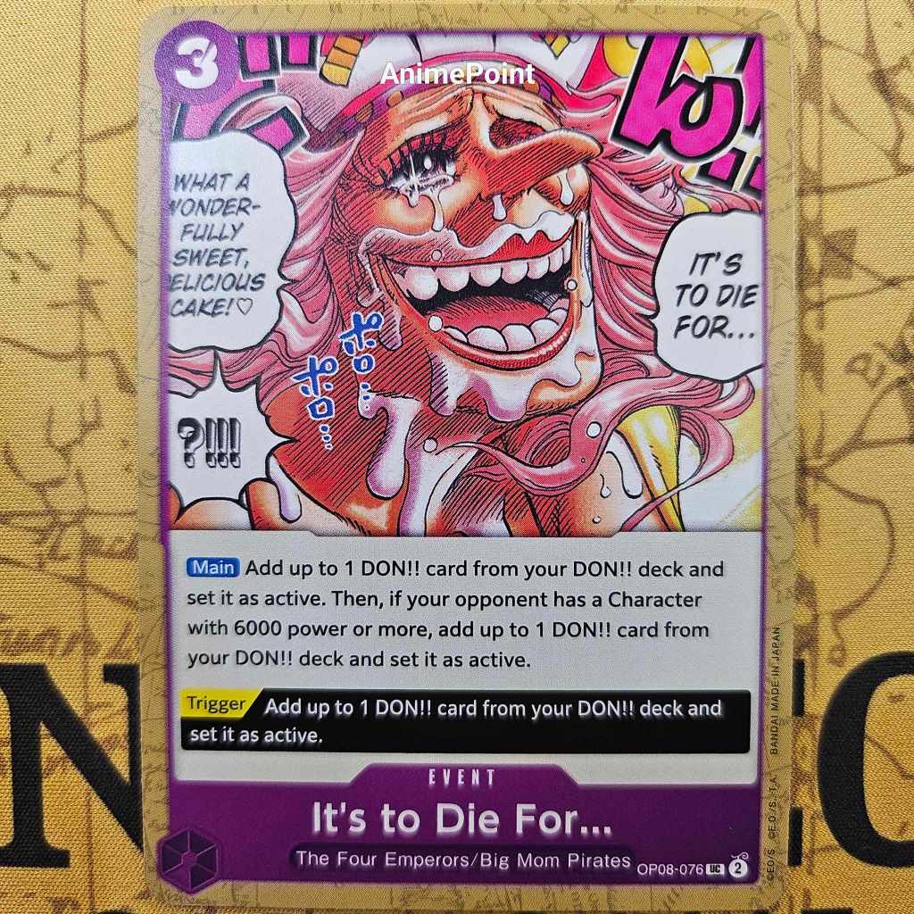 One Piece TCG [ENGLISH] OP08076 UC It's to Die For...