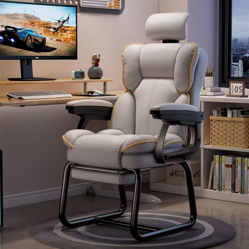 Computer chair Home bow chair comfortable sedentary sofa chair Desk office  chair reclining e-sports