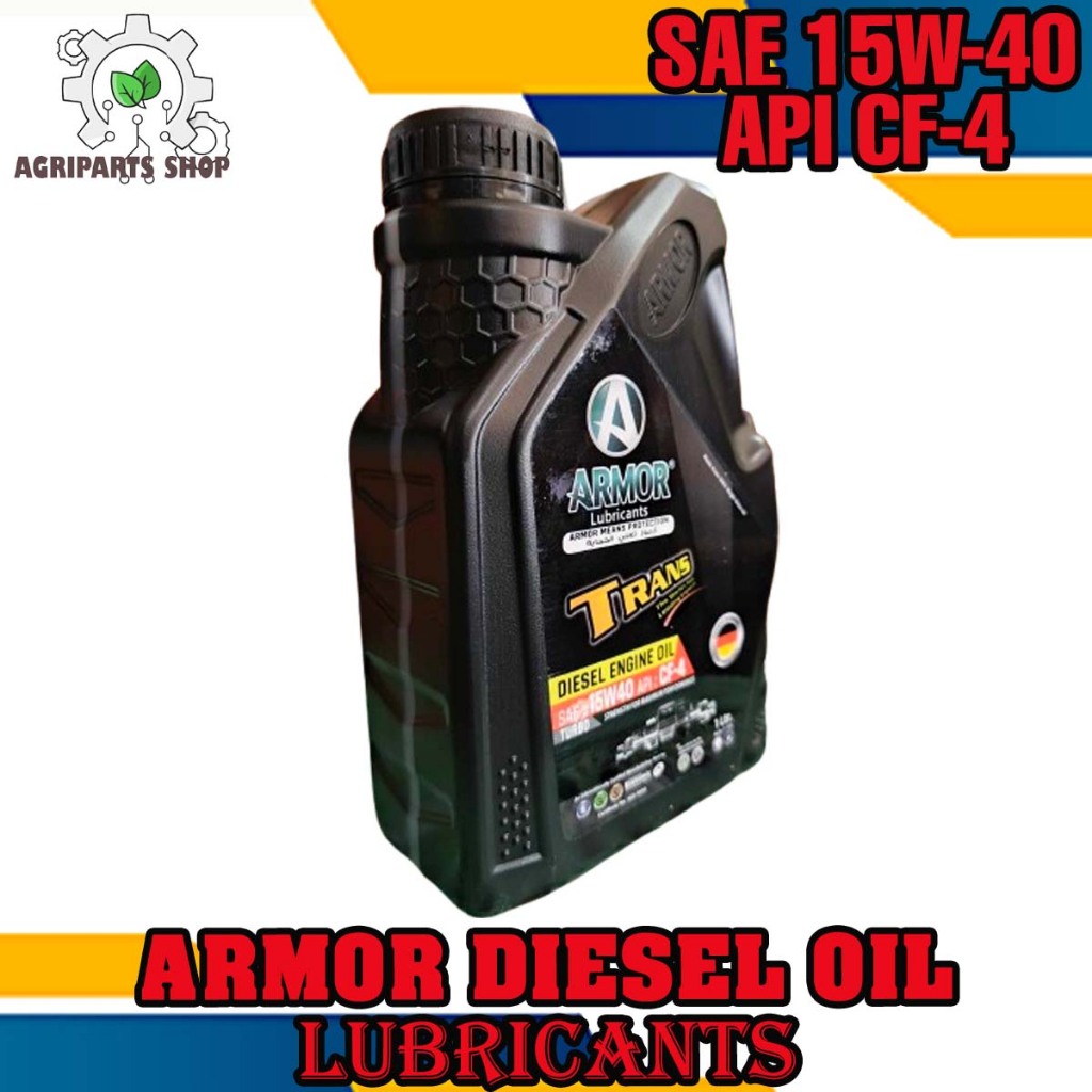 Armor Diesel Engine Oil 1LITER Sae 15w40 API CF-4 | Shopee Philippines