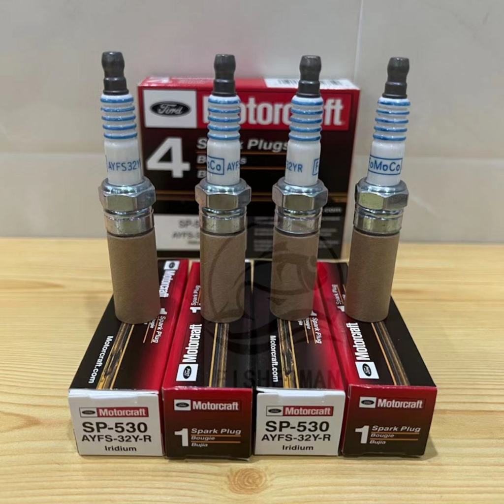SP-530 AYFS-32Y-R Iridium SPARK PLUGS For FORD Escape 2.3 / Ecosport ...