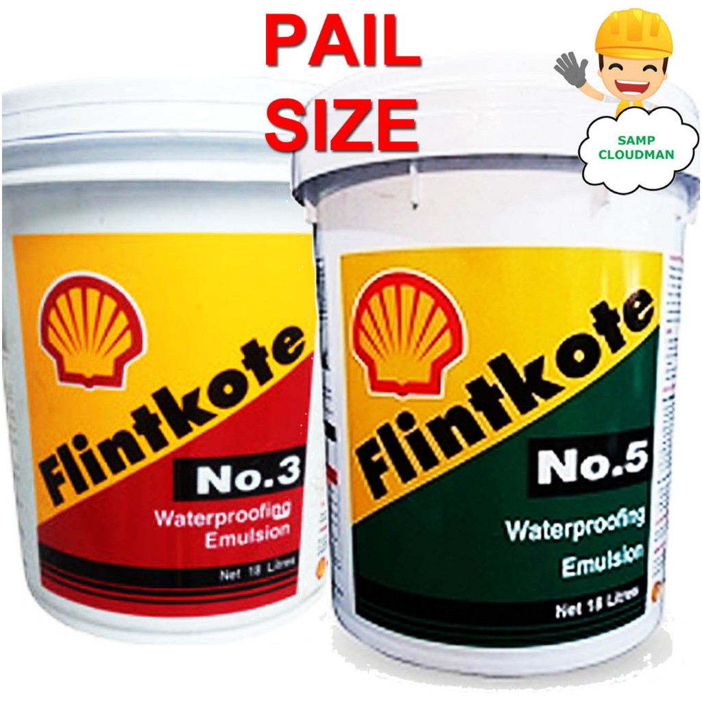 Shell Flintkote Type 3 or 5 Pail Waterproofing Emulsion Pail Size ...