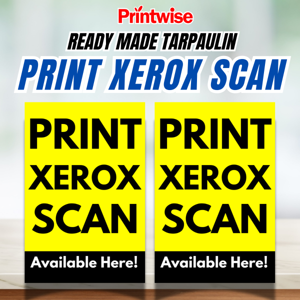 XEROX PRINT SCAN BLACK/yellow design 2X3FT | Shopee Philippines