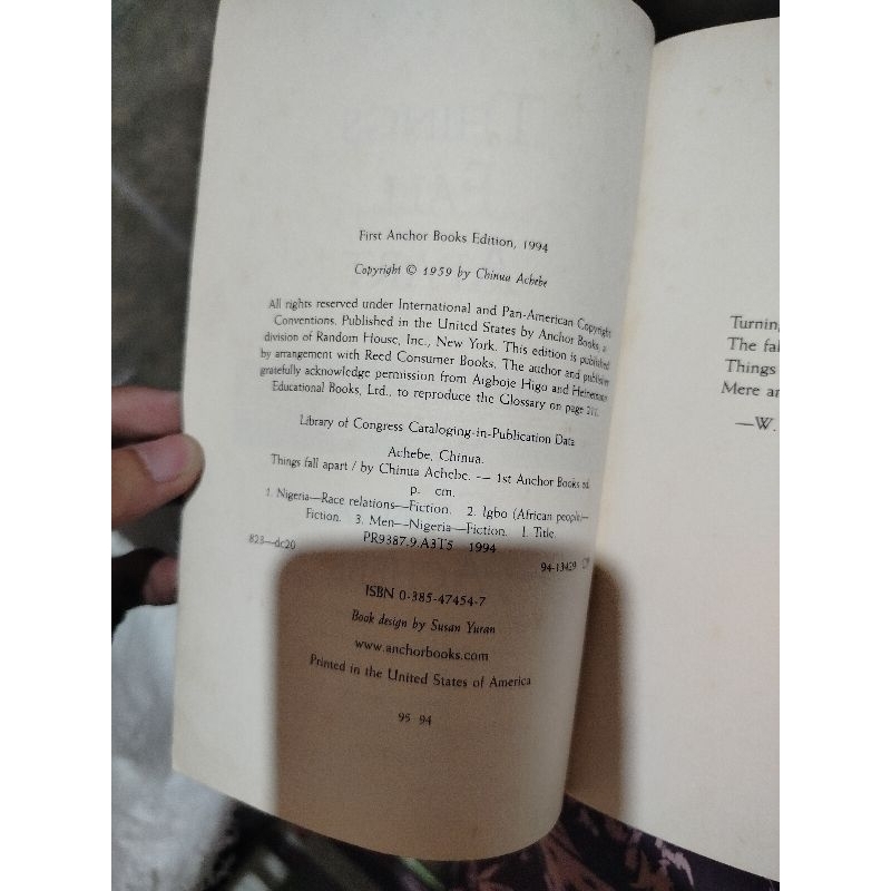 Things Fall Apart by: Chinua Achebe | Shopee Philippines