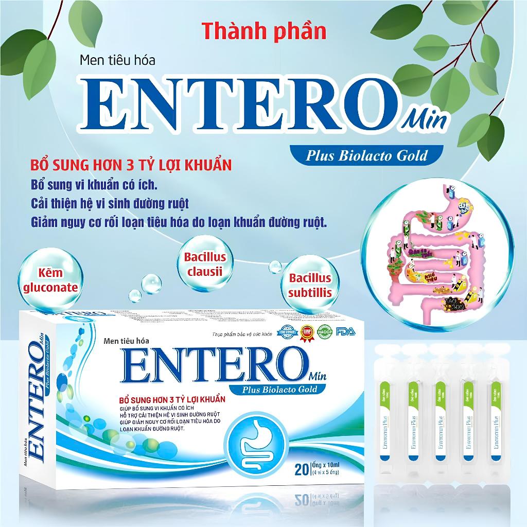 Entero Min Digestive Enzyme Helps Reduce Intestinal Disorders, Reduce ...