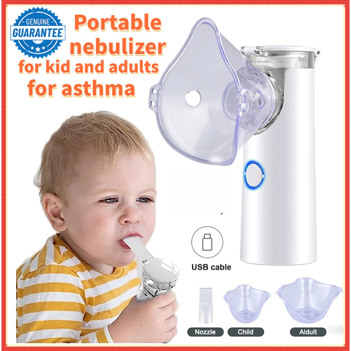 Portable Nebulizer Inhaler Ultrasonic Spray Nebulizer Machine For Kids ...
