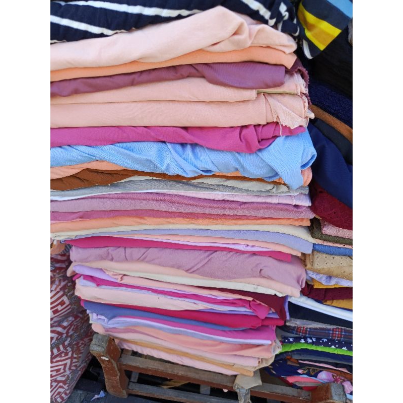 Remnants restaso sold perkilo cut 1yards to haft kilo | Shopee Philippines