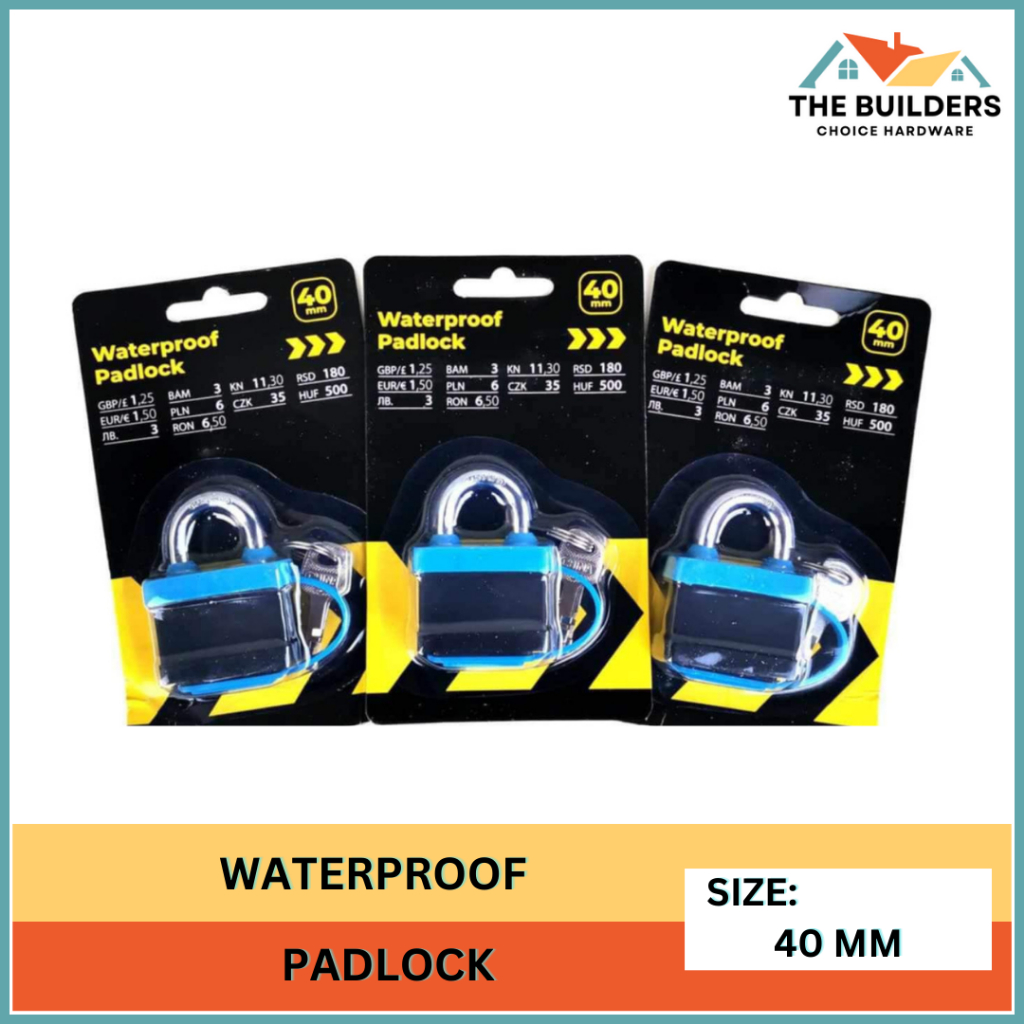 WATERPROOF PADLOCK 40MM (WHOLESALE COD) | Shopee Philippines