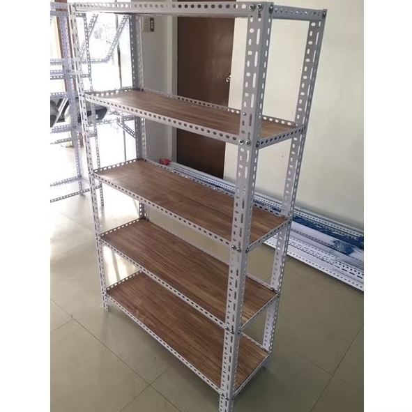 5 LAYERS HEAVY DUTY STEEL RACK WITH SHELF - 5 ft x 3 ft x 1ft | Shopee ...