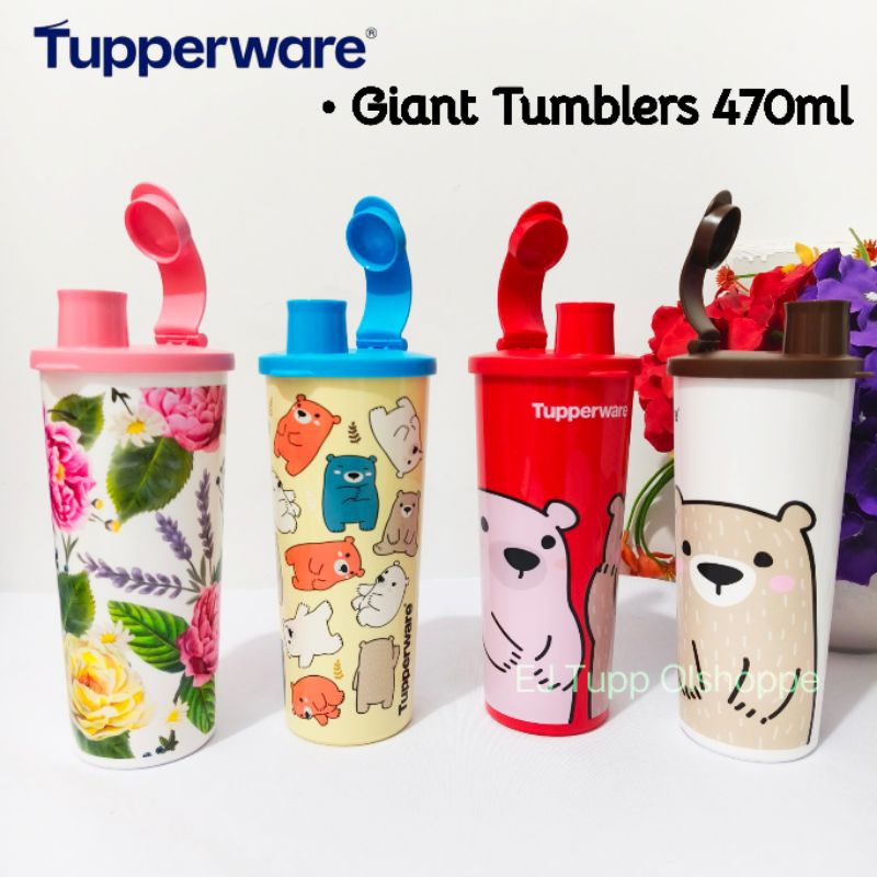 Tupperware Giant Tumblers with Spout 470ml | Shopee Philippines