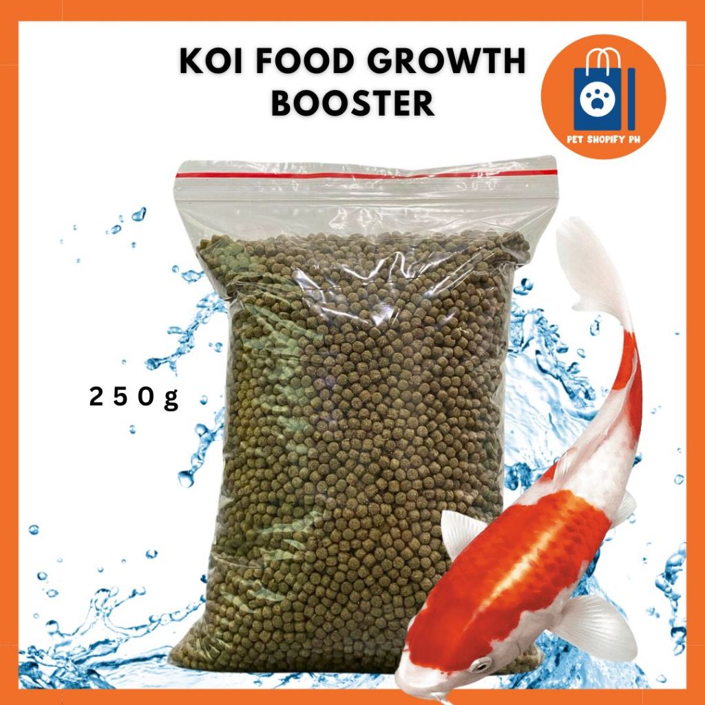 Generic Koi Food Growth Generator 250G Koi Fish Food Pellet | Shopee ...
