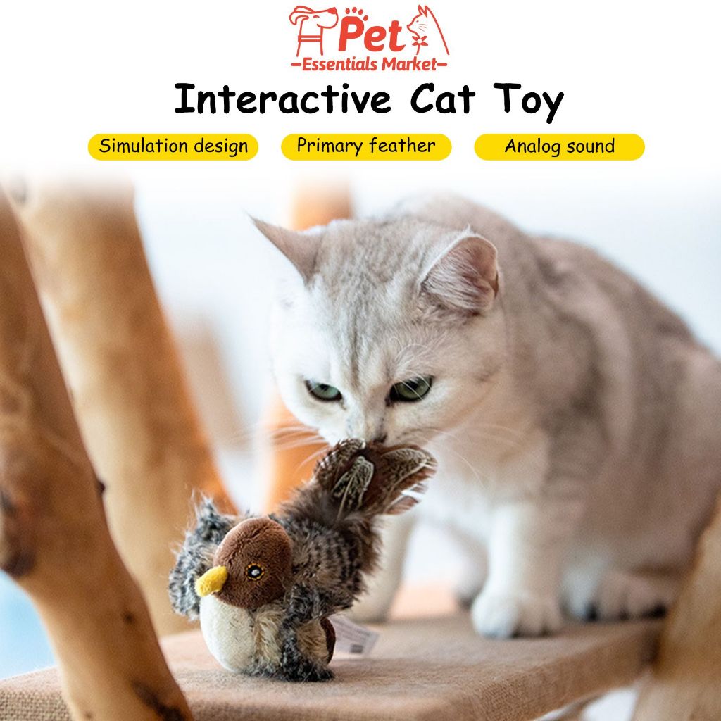 Interesting Interactive Toys for Cat Touch Sound Toy Pets Natural ...