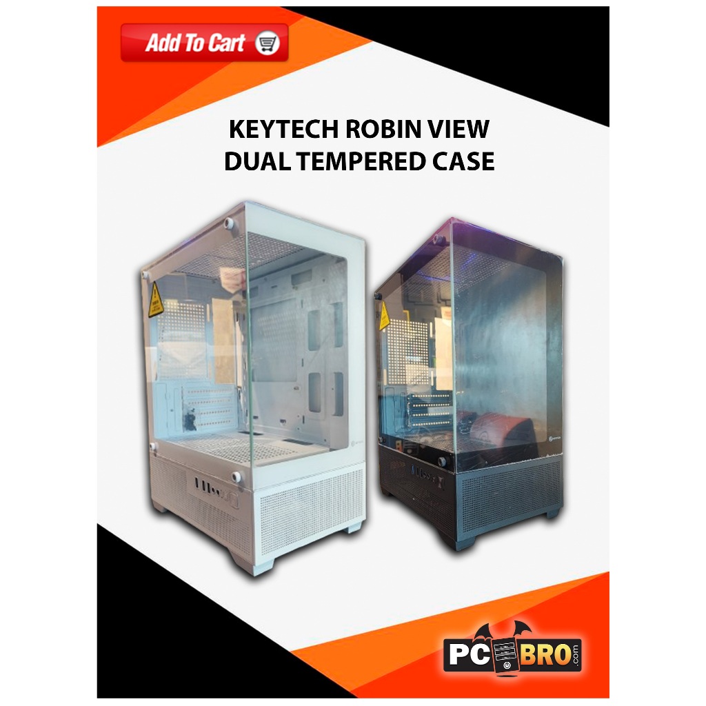Keytech Robin View Dual Tempered Desktop Case | Shopee Philippines