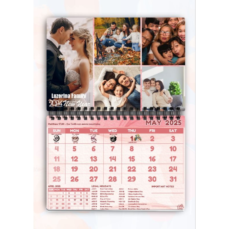 Personalized 2025 Calendar | Shopee Philippines