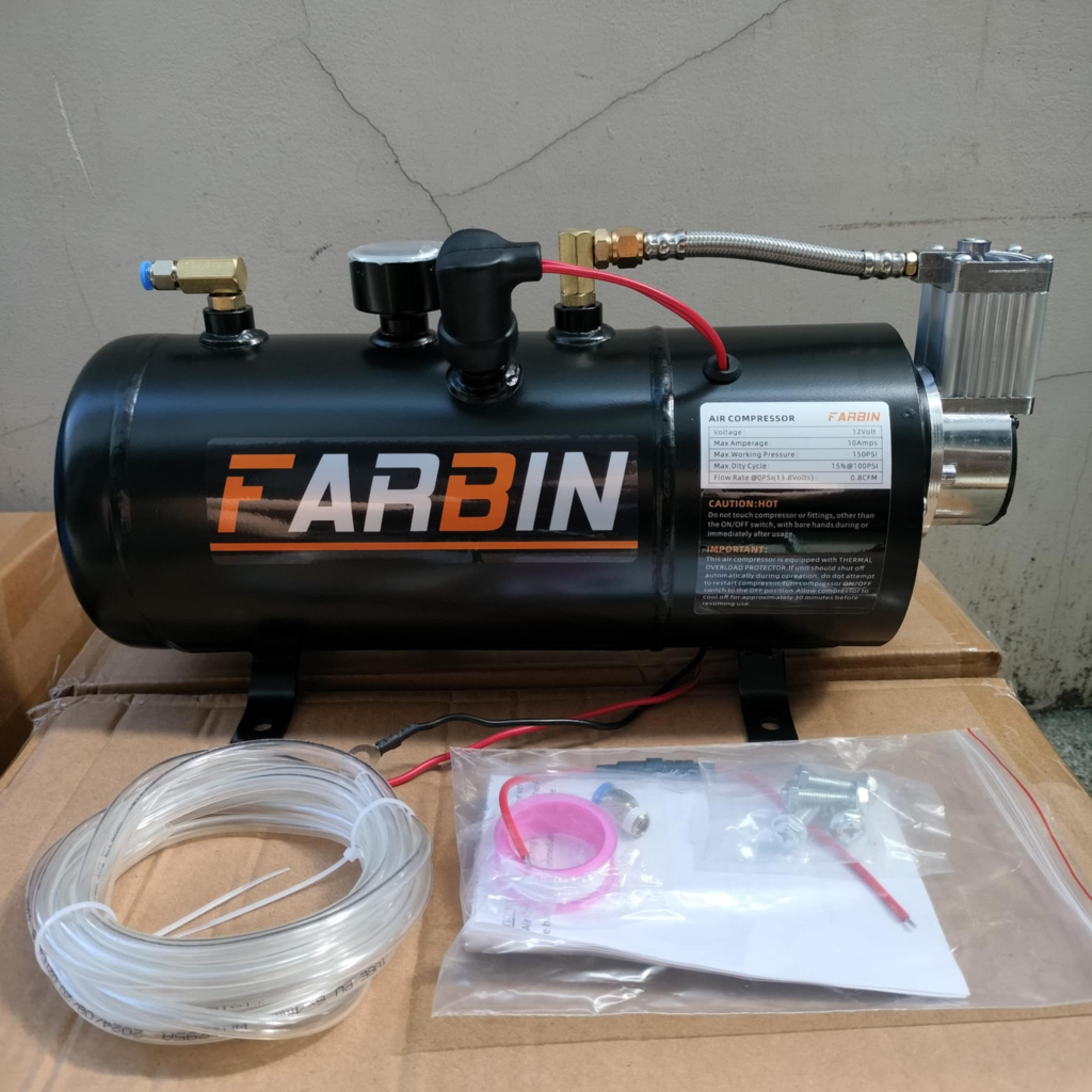 FARBIN High Quality Air Compressor Taiwan Made 12V & 24V , 3L and 6L ...