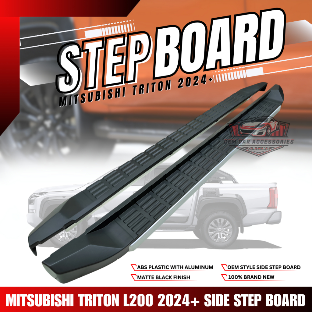 GCAO MITSUBISHI TRITON L200 2024+ SIDE STEP BOARD OEM (11599) | Shopee ...