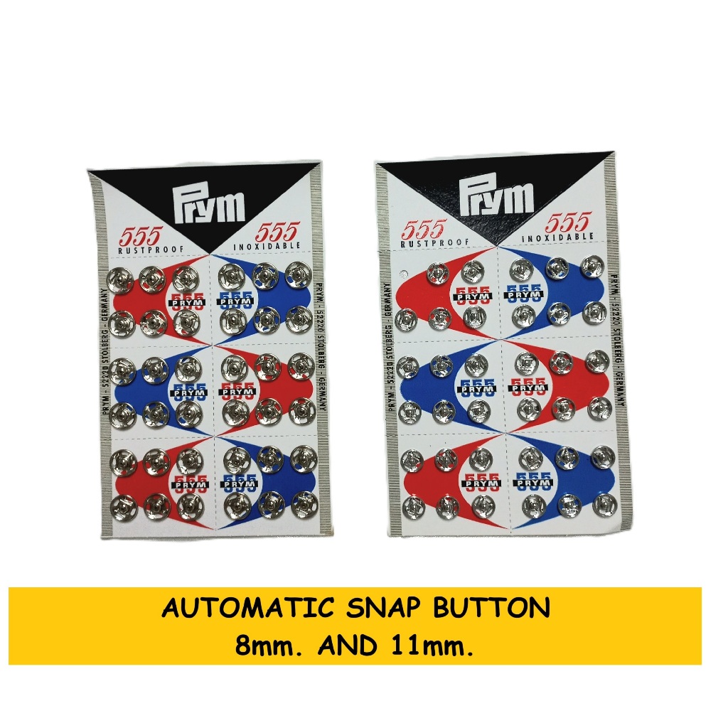 Automatic Snap Button, Sold per 6 pairs | Shopee Philippines