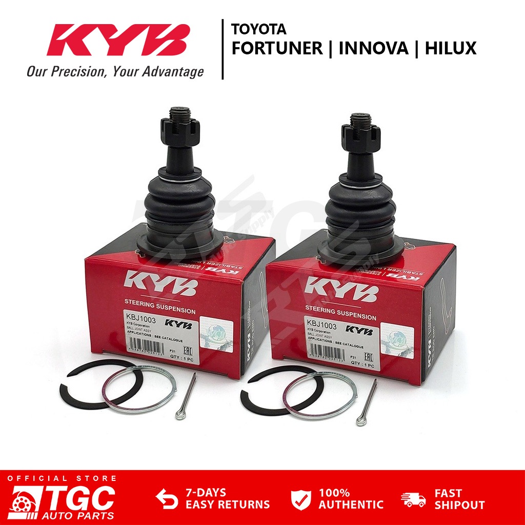 KYB Upper Ball Joint for Toyota Fortuner / Innova / Hilux 2005 - 2020 ...