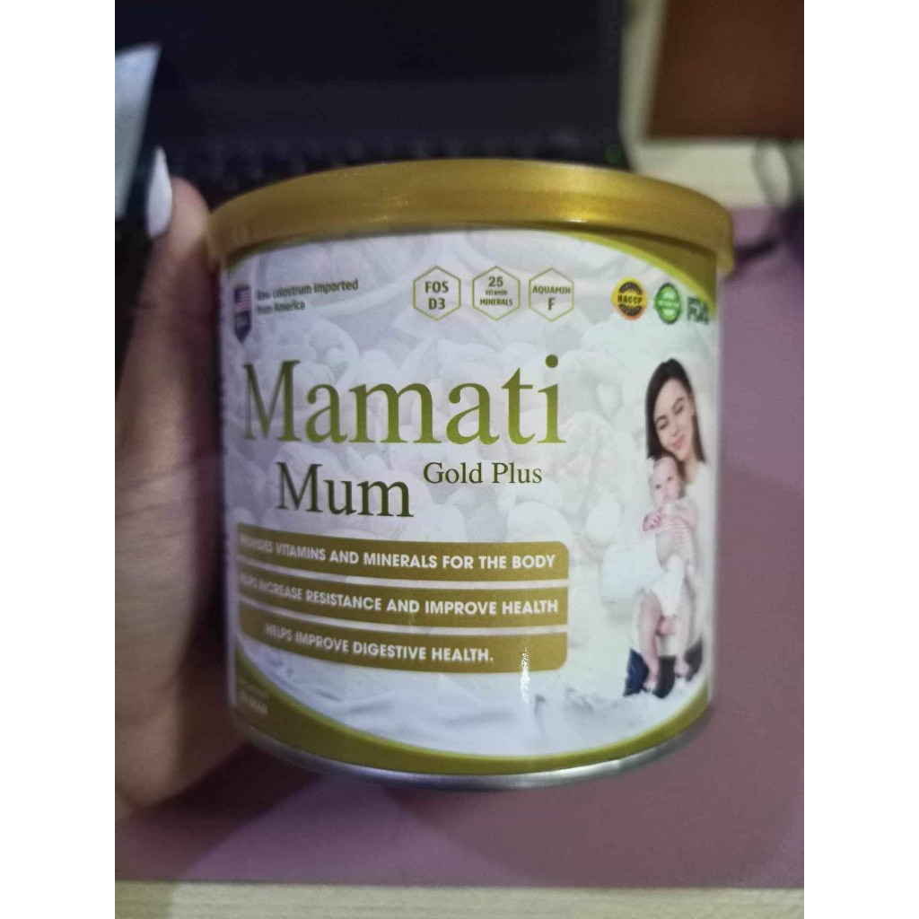 Mamati Mum Gold Plus Lactation Nut Milk 100% Vegetable Protein For ...
