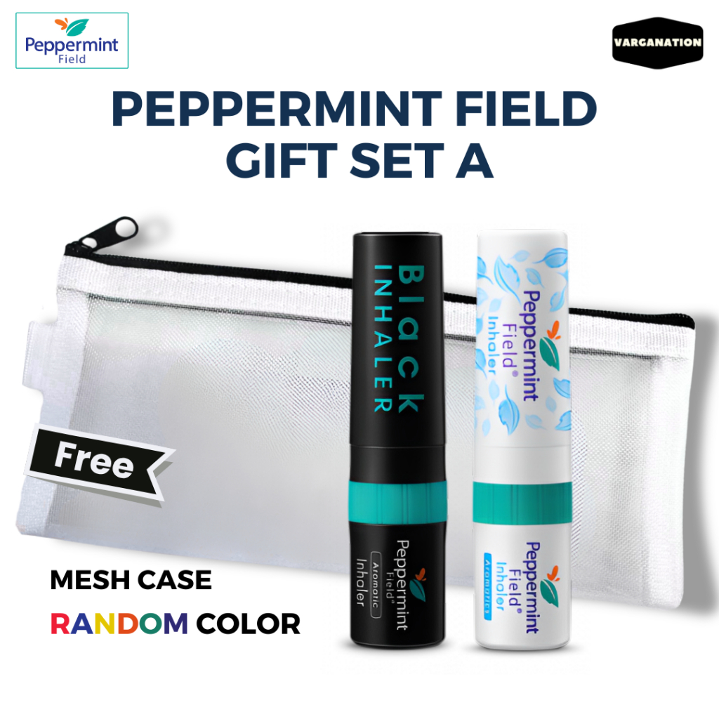Peppermint Field Essential Gift Sets Nasal Inhaler and Oils made in ...