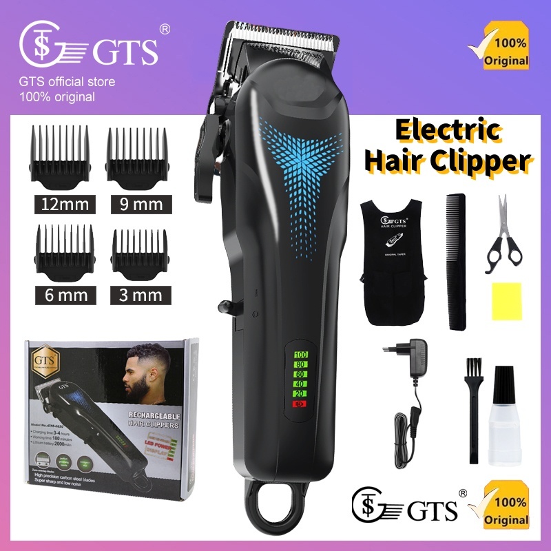 GTS Rechargeable Hair Trimmer Grooming Kit Electric Hair Clipper with ...