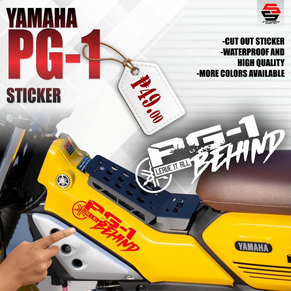 YAMAHA PG-1 Sticker Design - Waterproof Cut out Vinyl Sticker for PG-1 ...