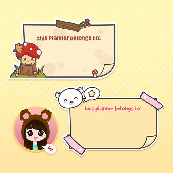 Planner Journal Sticker Name Tag | Shopee Philippines