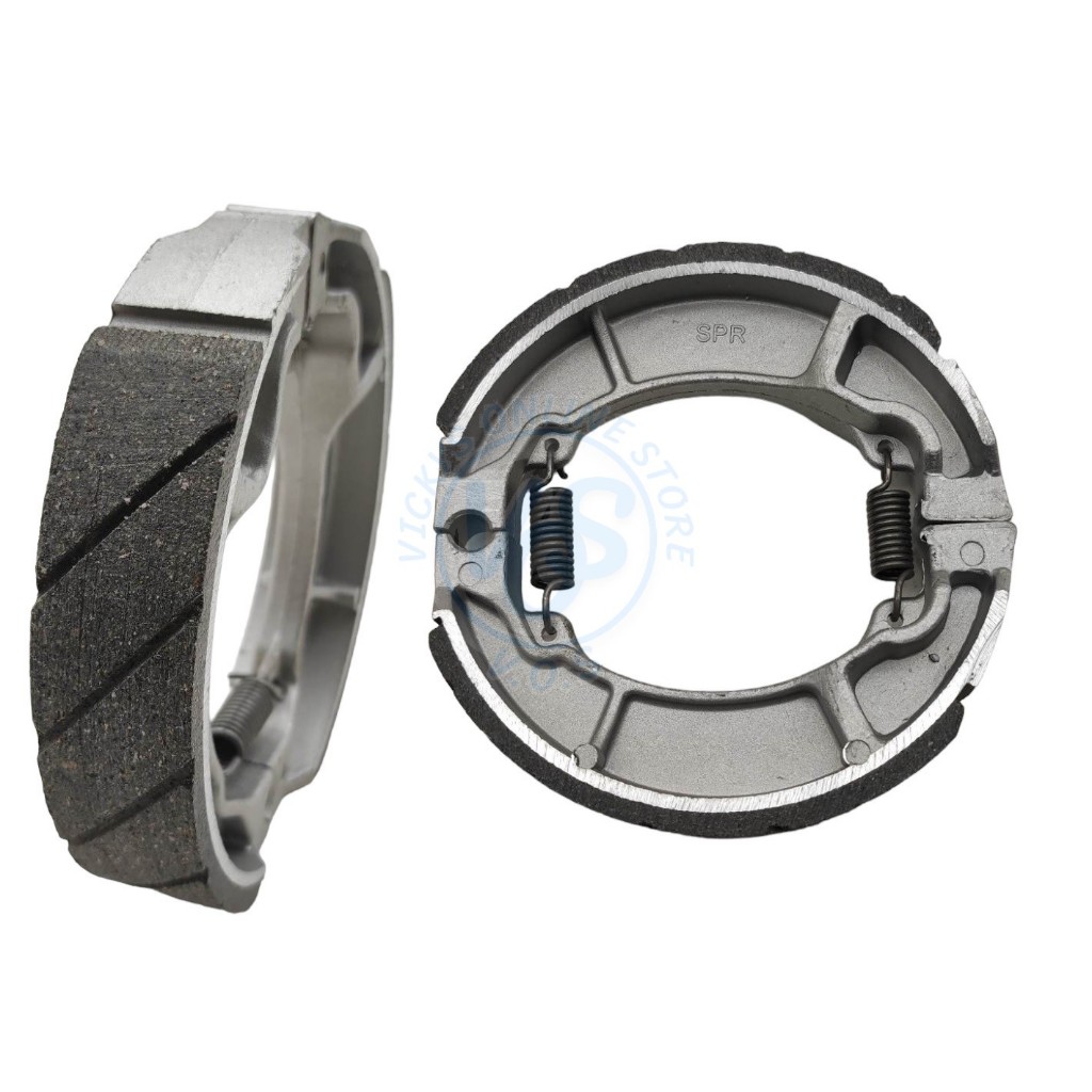 MEHOL REAR BRAKE SHOE FOR TMX SUPREMO/ CB125/ BEAT/BEATFI (rubberized ...