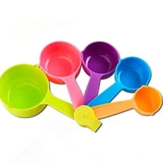 LINING Measuring Spoons Cups Plastic Measuring Spoon Scoop With Scale ...