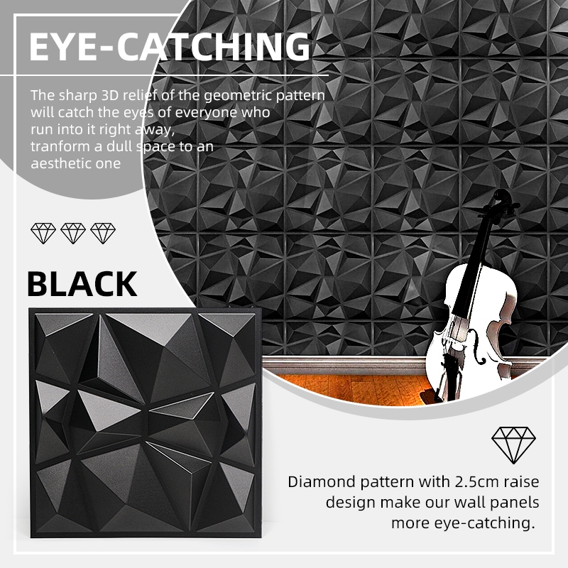 Pvc Wall Panel 3D Wallpaper Wall Design decor diy Home Living Room ...