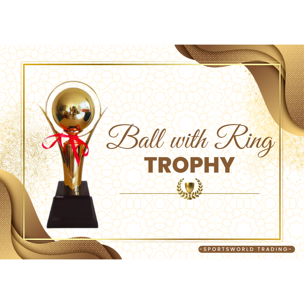 Ball With Ring Trophy 36 cm ( 202 )( Customize Available ) | Shopee ...