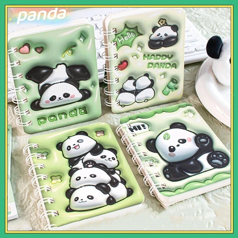 A7 1pc Cute Mini Spiral Notebook Cartoon Diary Notepad Coil Book School ...