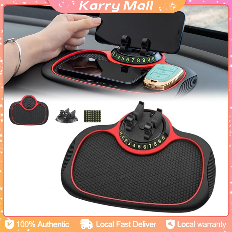 Car Multifunction Instrument Desk Mat Anti-skid Pad Mobile Phone Holder ...