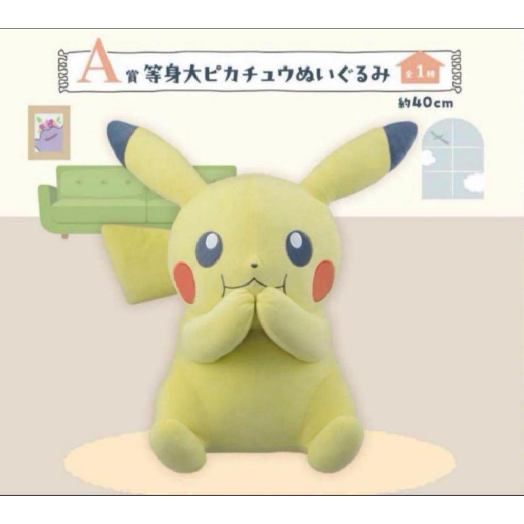 Ichiban Kuji 2024 Pokémon Collection raffle ～Prize A: Pikachu plushie ...