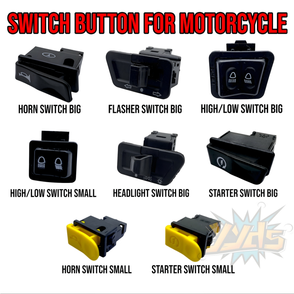 UNIVERSAL SWITCH HORN/STARTER/HIGH/LOW/SIGNAL LIGHT/HEADLIGHT SWITCH ...