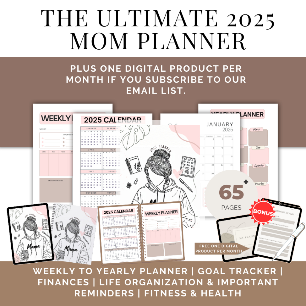 2025 COMPREHENSIVE MOM PLANNER Shopee Philippines