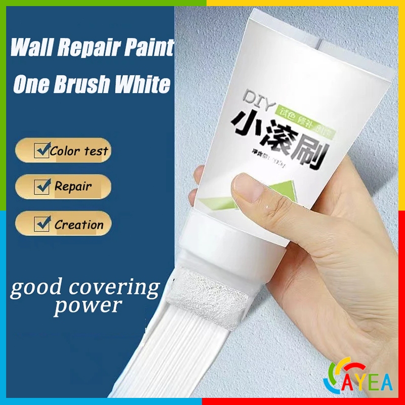 DIY Wall Paint Roller Brush Wall Repair Paint 100g Wall Ceiling Repaint ...