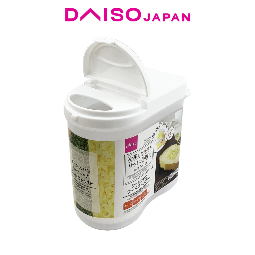 Daiso Rustling Food Container with Strainer | Shopee Philippines