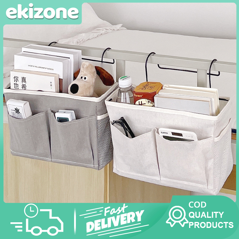 Bedside Caddy Bedside Storage Caddy with Fixed Straps and Water Bottle ...