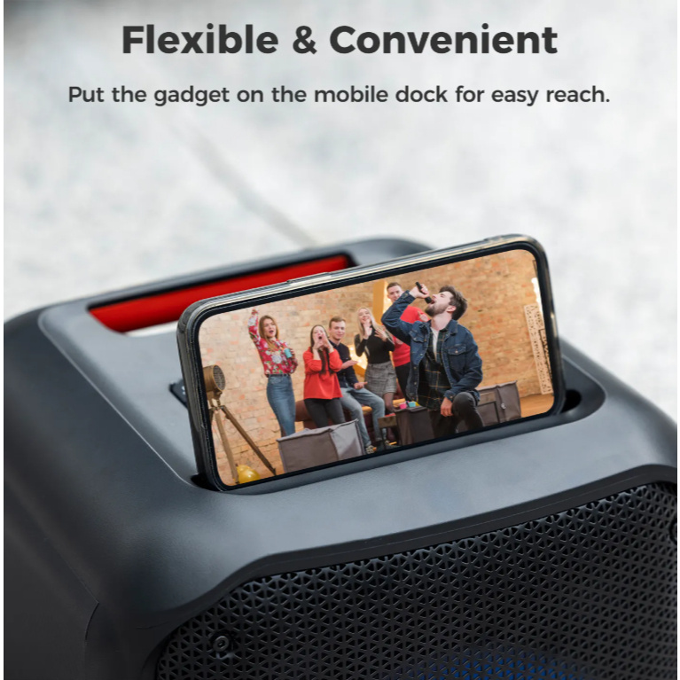 SOUNARC L1 50W Powerful Party Bluetooth Speaker with RGB Lighting Modes ...