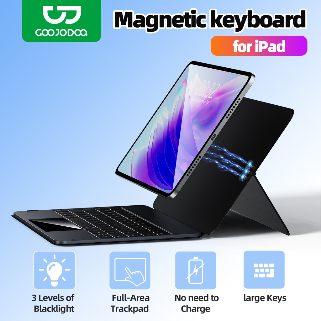 GOOJODOQ Magic Keyboard Case for ipad Air Pro 11
