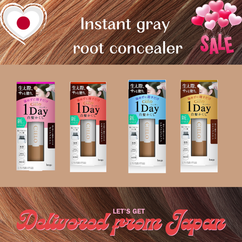 Cielo One-Day Gray Hair Cover-Up Temporary Gray Hair Cover-Up | Shopee ...