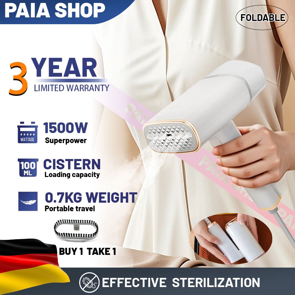 Powerful Handheld Steamer Iron For Clothes Mini Flat Iron Garment ...