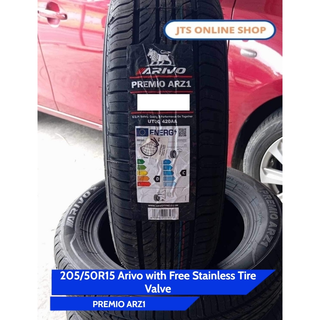 205/50R15 Arivo Premio ARZ1 with Free Stainless Tire Valve (PRE-ORDER ...