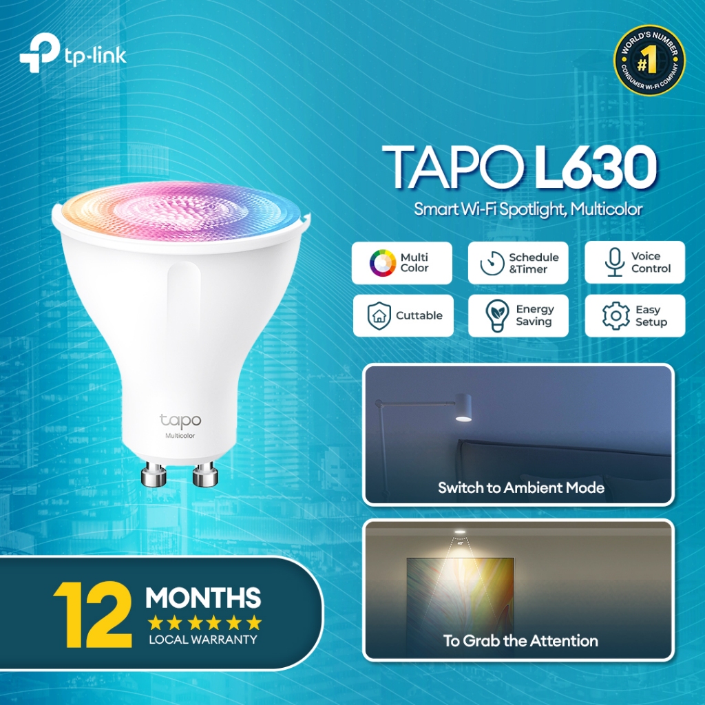 TP-Link Tapo L610 / L630 Smart Wi-Fi Spotlight | Shopee Philippines