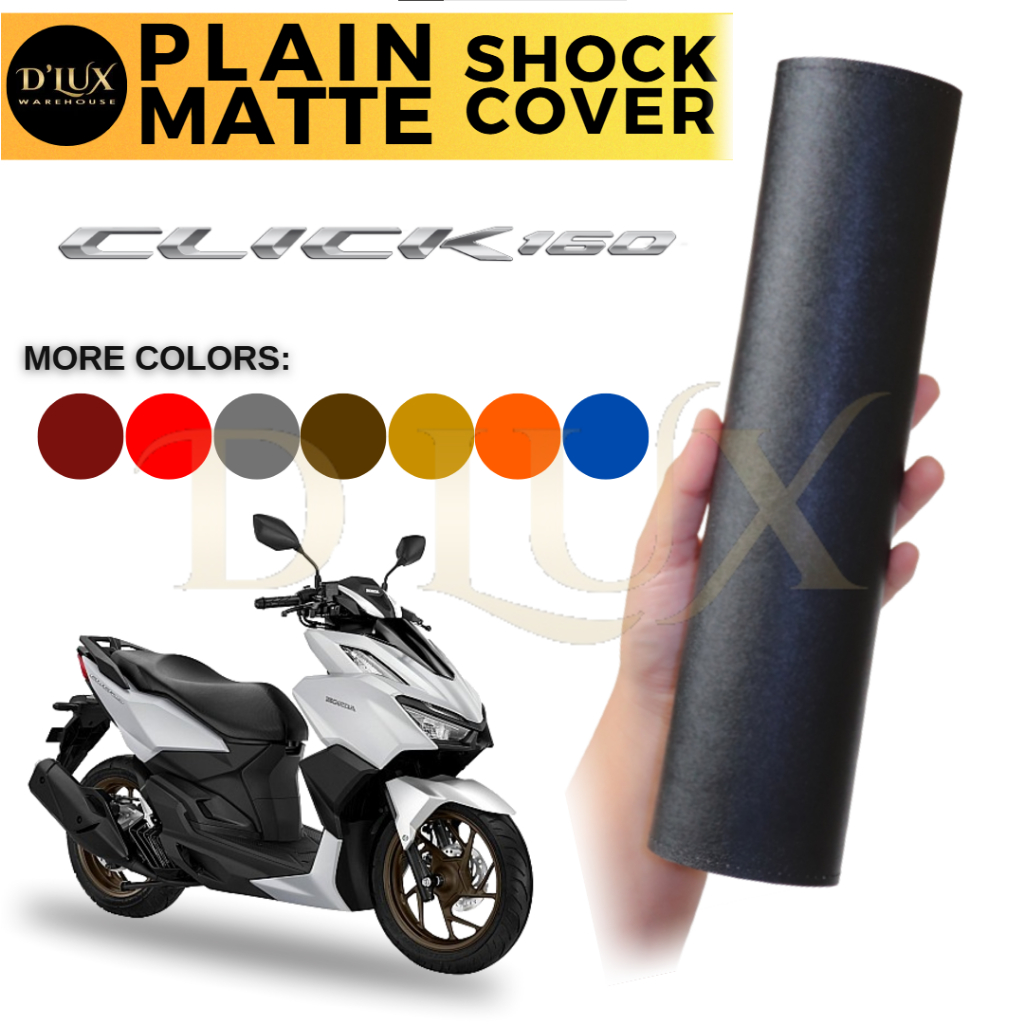 Click 160 PLAIN MATTE SHOCK COVER LEATHER - HIGH QUALITY LEATHER | DLUX ...